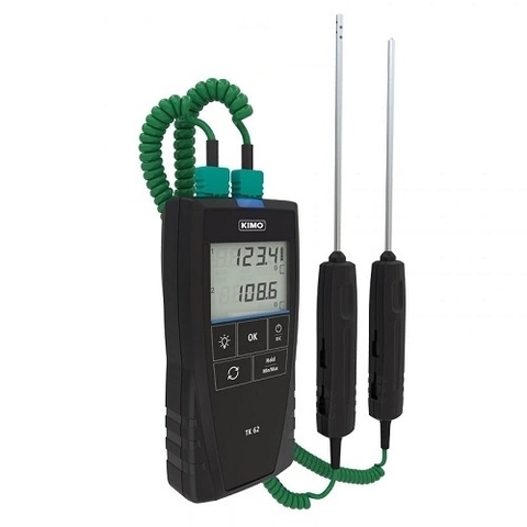 Máy đo nhiệt độ tiếp xúc KIMO,TK62 (K, J, T, S)