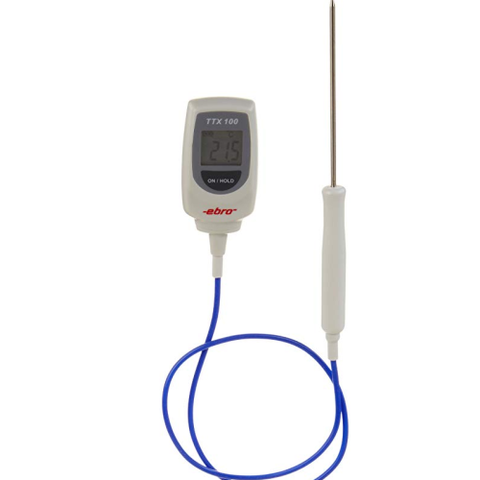 MÁY ĐO NHIỆT ĐỘ ĐIỆN TỬ HIỆN SỐ VỚI TAY CẦM VÀ CÁP NỐI TTX 200 (Part no. 1340-5150)
