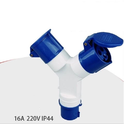 Ổ cắm công nghiệp chia 2 - 3 pha 16A
