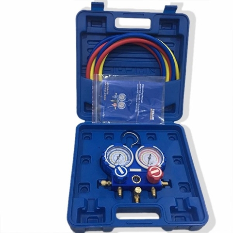 Bộ đồng hồ nạp gas R410 đôi VALUE VMG-2-R410A-B ( Kèm dây )