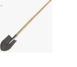 Xẻng sắt cán gỗ