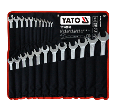 Bộ cờ lê vòng miệng 23 chi tiết Yato YT-03651