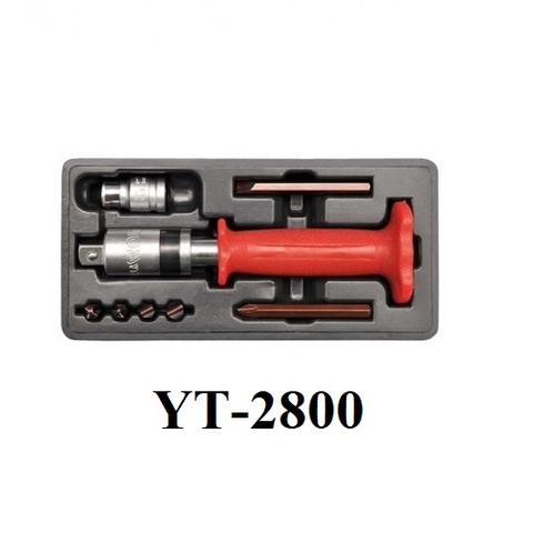 Bộ tuốc nơ vít đóng 8 chi tiết YATO YT-2800
