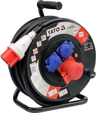 Cuộn dây điện rulo 25m 380V YATO YT-8120