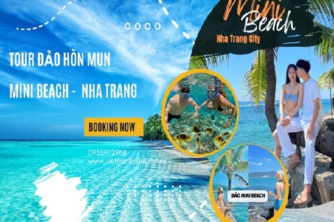 Tour 3 Đảo Nha Trang: Hòn Mun - Mini Beach [Trọn Gói - Ưu Đãi30%]