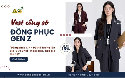**ĐỒNG PHỤC GEN Z: ** VEST CÔNG SỞ HIỆN ĐẠI – BỘ CÁNH QUYỀN LỰC CHO THẾ HỆ MỚI