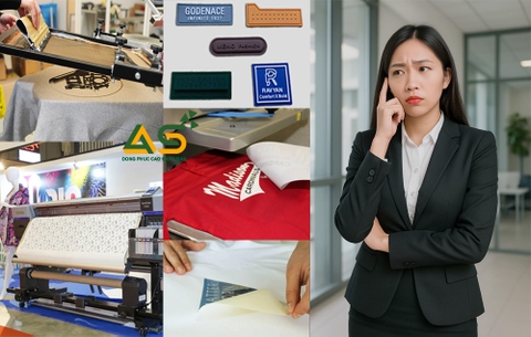 SO SÁNH CÁC PHƯƠNG PHÁP IN PHỔ BIẾN TRONG NGÀNH ĐỒNG PHỤC VÀ IN ẤN