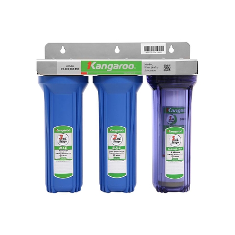 Thiết bị lọc nước 3 lõi lọc thô 10" model KG01G3