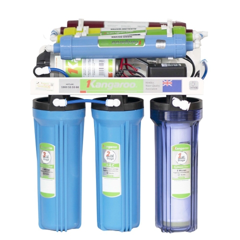 Máy lọc nước Kangaroo 7 lõi không vỏ tủ KG104A (dòng A - hút sâu)