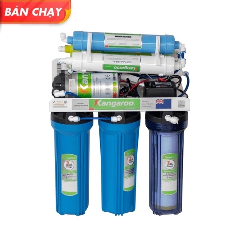 Máy lọc nước Kangaroo 9 lõi Không vỏ tủ KG109A (dòng A - hút sâu)