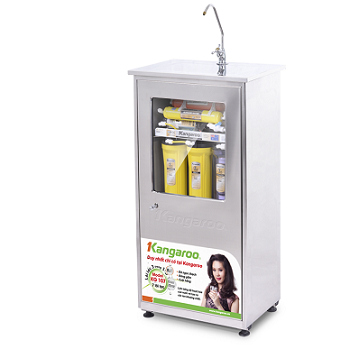 Máy lọc nước Kangaroo 7 lõi vỏ tủ Inox KG117