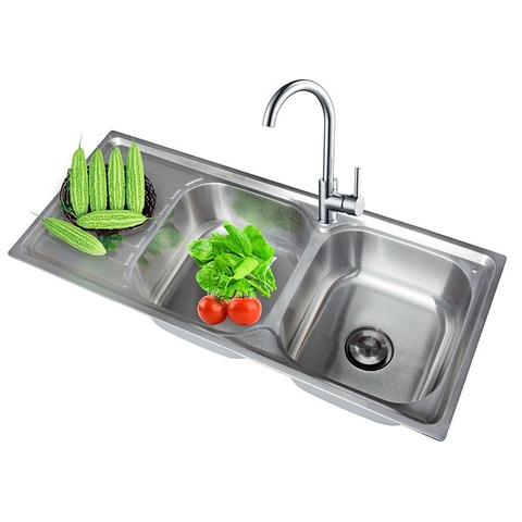 Chậu rửa Inox kháng khuẩn Kangaroo KG10545L