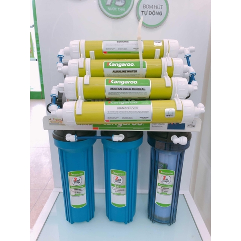 Máy lọc nước Kangaroo 8 lõi không vỏ tủ KG06G4