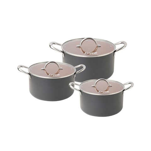 Bộ nồi nhôm đáy từ KG938