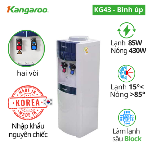 Cây nước nóng lạnh Kangaroo loại đứng KG43