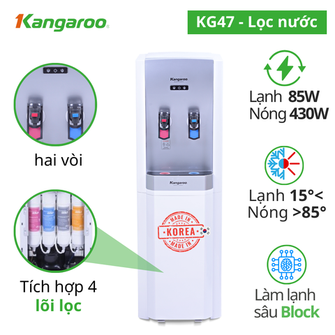 Cây nước nóng lạnh Kangaroo loại đứng KG47