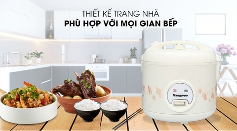 Nồi cơm điện nắp gài Kangaroo 1.8 lít KG18RC3