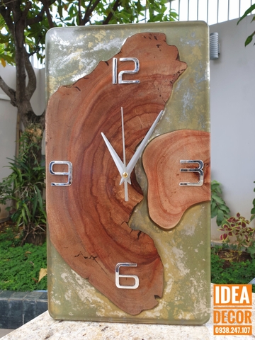 Đồng Hồ Mặt Chữ Nhật (Wall Clock) CLO-04