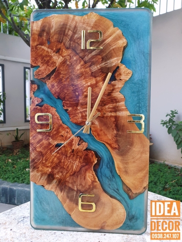 Đồng Hồ Mặt Chữ Nhật (Wall Clock) CLO-03