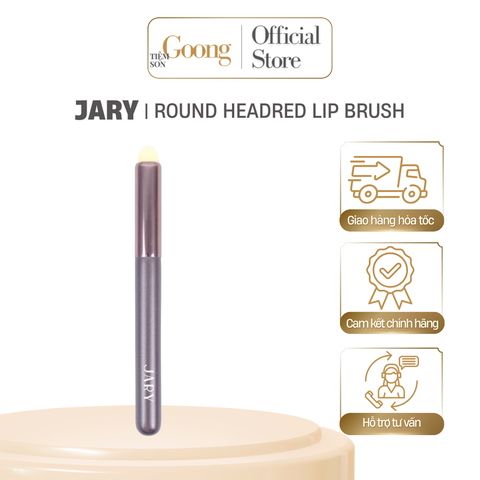 CỌ TÁN SON MÔI ĐẦU TRÒN LÙN JARY ROUND HEADRED LIP BRUSH - CÓ TÚI