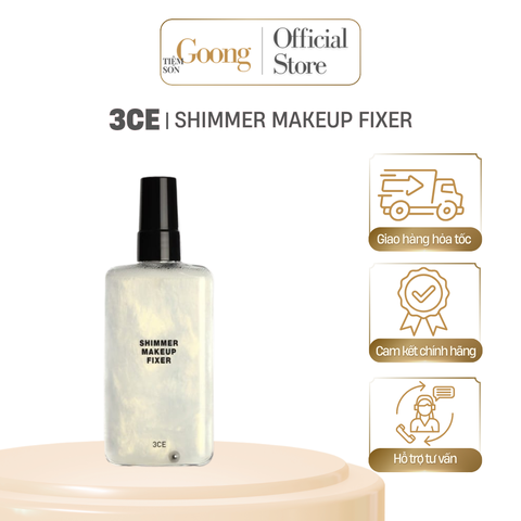 Xịt khóa trang điểm 3CE STYLENANDA 3CE SHIMMER MAKEUP FIXER 95ml