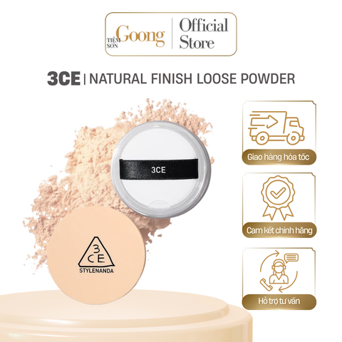 Phấn phủ trang điểm tự nhiên 3CE NATURAL FINISH LOOSE POWDER 8.5g