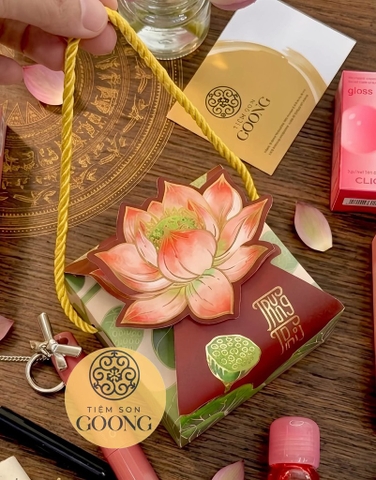 Hộp đựng quà trung thu hoa sen (tặng khu mua 1sp bất kì)