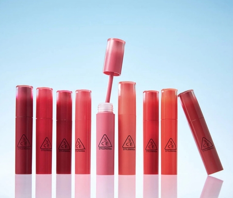 Son Tint 3CE Lazy Pop Lip Stain (son bóng lâu trôi)