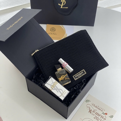 Set YSL mini 3 món kèm túi hộp hãng