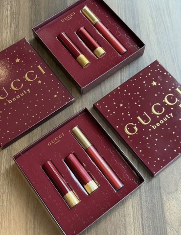 Set son GUCCI limited 2026 (3 son fullsize vỏ đỏ)