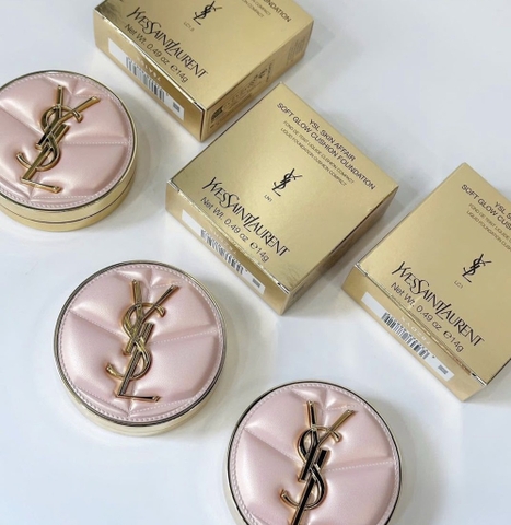 Phấn nước YSL CUSHION SKIN AFFAIR SOFT GLOW (vỏ hồng mới 2026)