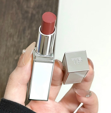 son môi Tom Ford Soleil (vỏ trắng viền bạc - new 2025)