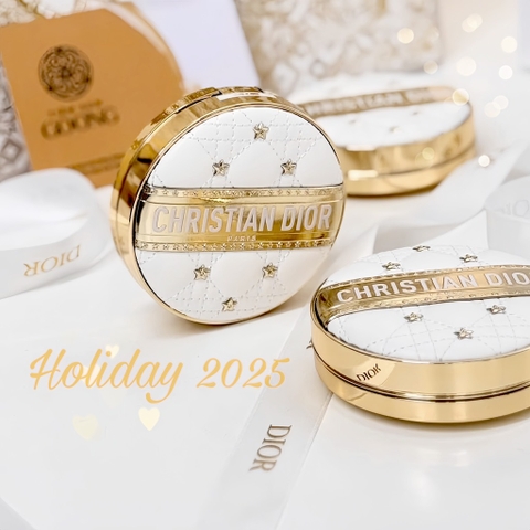 Cushion DIOR limited holiday 2025 (tặng set cặp tóc hoặc hộp hoa hãng)