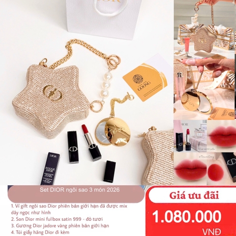 Set Dior ngôi sao 3 món 2026