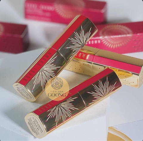 Son môi BOBBI BROWN luxe lipstick (limited 2024 - pháo hoa vỏ đỏ)