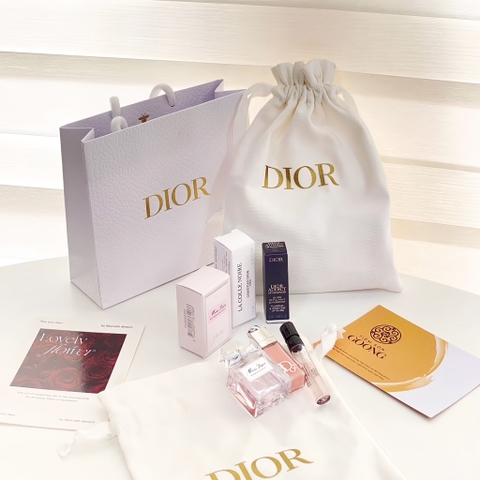 Set Dior gift mini (túi vải)