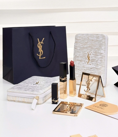 Set ví YSL 3 món holiday 2025