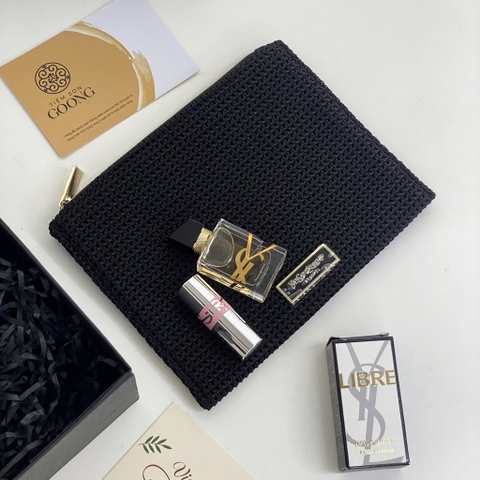 Set YSL mini 3 món kèm túi hộp hãng