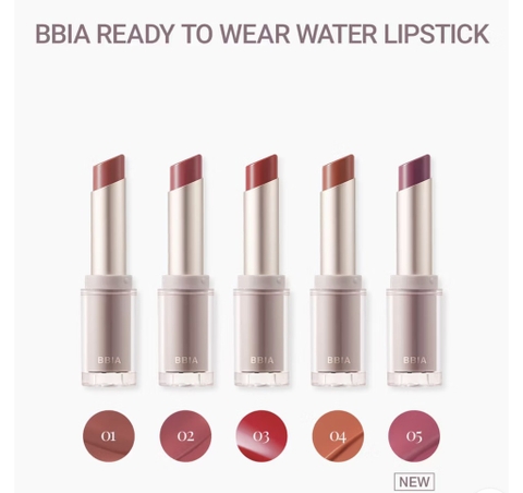 Son thỏi BBIA READY TO WEAR WATER LIPSTICK