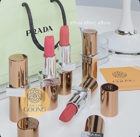 Son môi PRADA limited 2025 (vỏ vàng đồng)