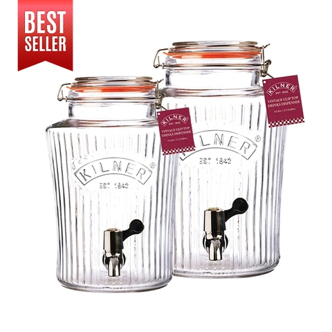 Kilner - Bình nước thủy tinh Vintage