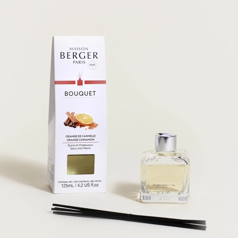 Maison Berger - Lọ tinh dầu khuếch tán hương Orange Cinnamon - 125ml