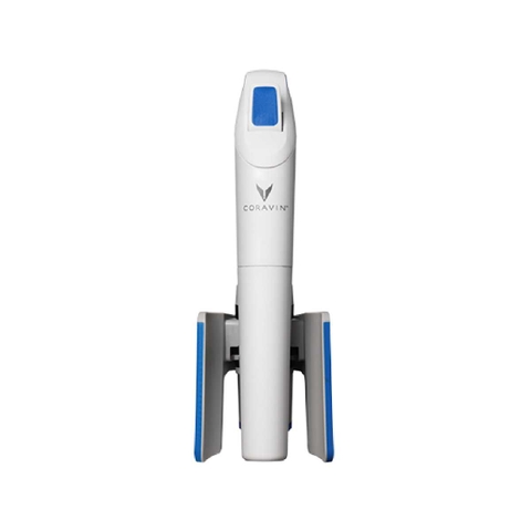 Coravin - Máy chiết rượu màu trắng xanh - 26cm