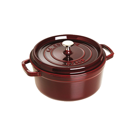 Staub - Nồi tròn màu đỏ lựu