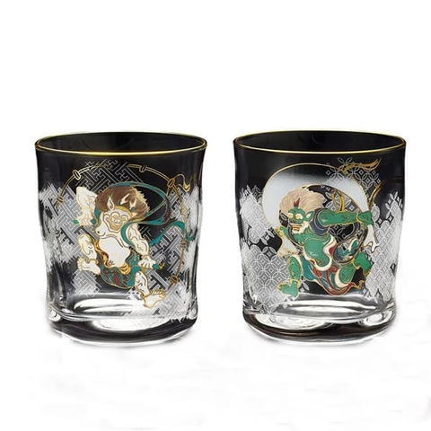 Aderia - Fujin Raijin - Bộ ly thủy tinh - 0.3L - 2 cái