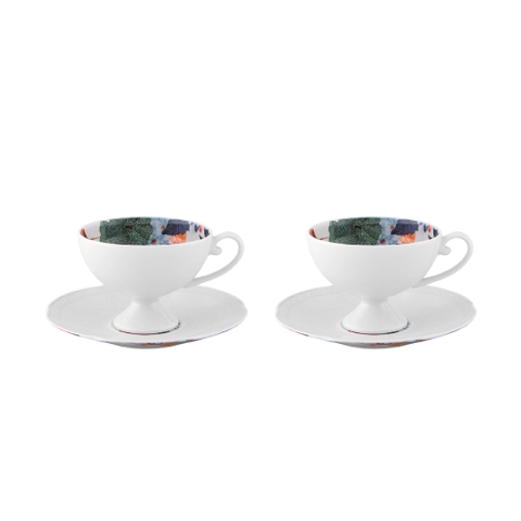 (V8) Vista Alegre - Combo 2 bộ tách trà Duality - 2 món - 16cm