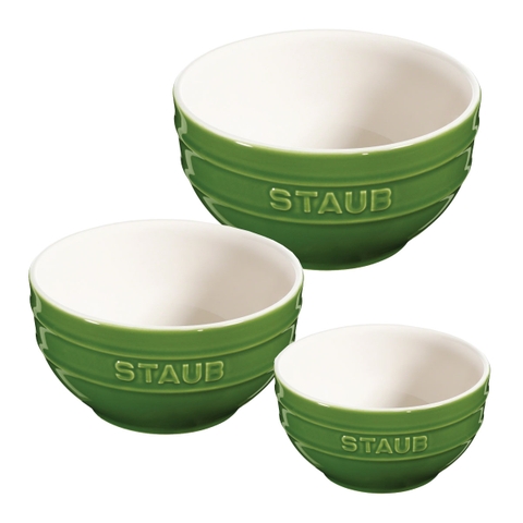 Staub - Tô gốm màu xanh rêu