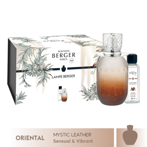 Maison Berger - Bộ đèn xông tinh dầu Evanescence Fawn - 2 món - 358ml