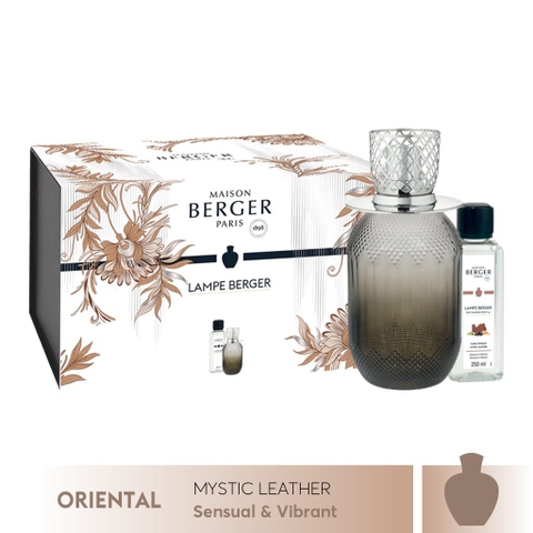 Maison Berger - Bộ đèn xông tinh dầu Evanescence Grey - 2 món - 358ml