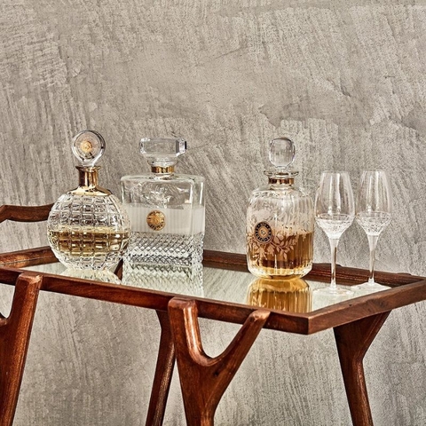 Vista Alegre - Bình Decanter whisky My Rare Spirits hình Gold Areni